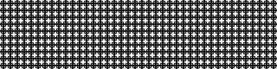 Fototapeta premium Abstract Cross Pattern Dots Logo generative computational art illustration