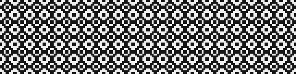 Fototapeta premium Abstract Cross Pattern Dots Logo generative computational art illustration