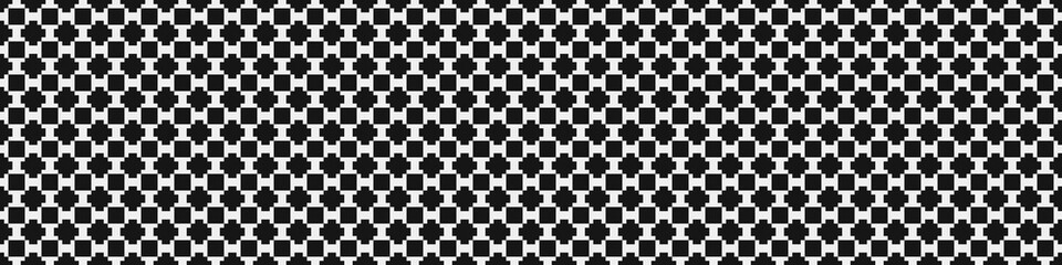 Fototapeta premium Abstract Cross Pattern Dots Logo generative computational art illustration