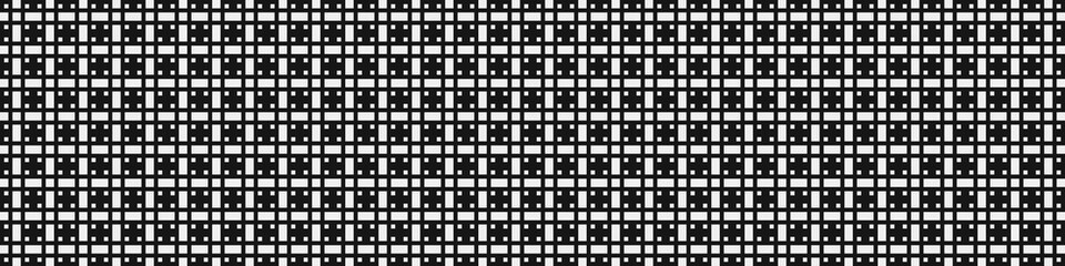 Fototapeta premium Abstract Cross Pattern Dots Logo generative computational art illustration