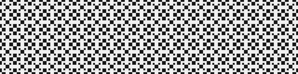 Fototapeta premium Abstract Cross Pattern Dots Logo generative computational art illustration