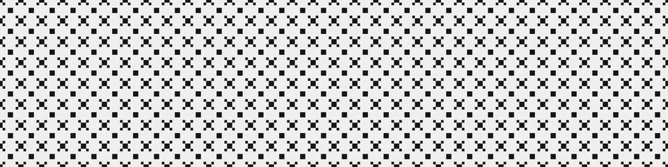 Fototapeta premium Abstract Cross Pattern Dots Logo generative computational art illustration