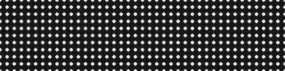 Abstract Cross Pattern Dots Logo generative computational art illustration