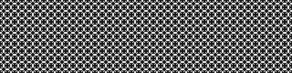 Fototapeta premium Abstract Cross Pattern Dots Logo generative computational art illustration