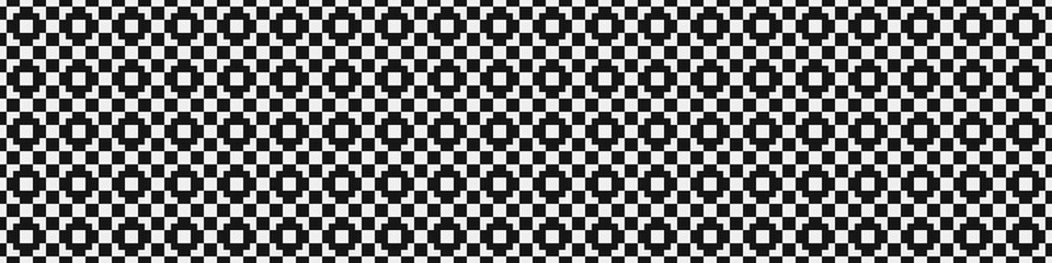 Fototapeta premium Abstract Cross Pattern Dots Logo generative computational art illustration