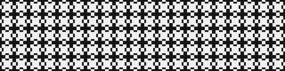 Fototapeta premium Abstract Cross Pattern Dots Logo generative computational art illustration