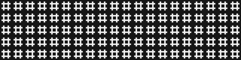 Obraz premium Abstract Cross Pattern Dots Logo generative computational art illustration