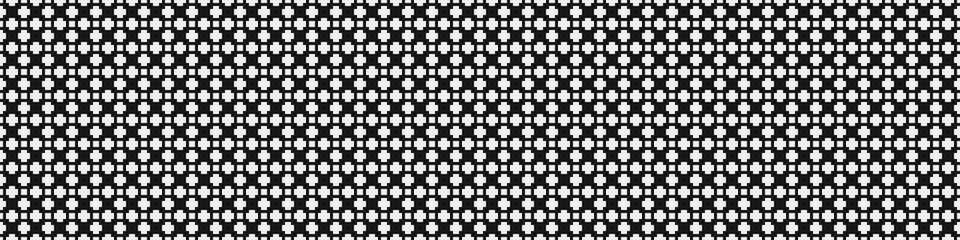 Fototapeta premium Abstract Cross Pattern Dots Logo generative computational art illustration