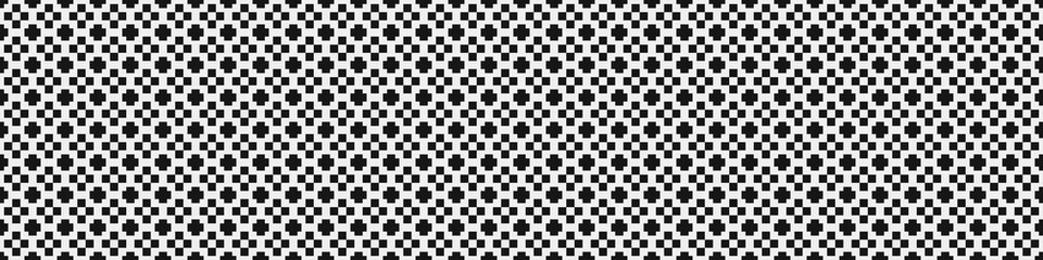 Fototapeta premium Abstract Cross Pattern Dots Logo generative computational art illustration