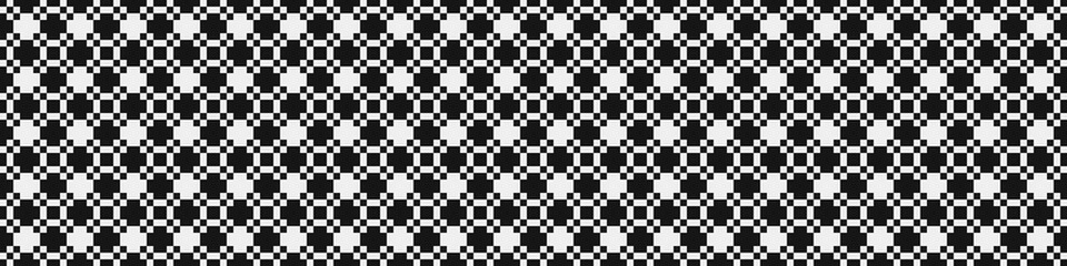 Fototapeta premium Abstract Cross Pattern Dots Logo generative computational art illustration