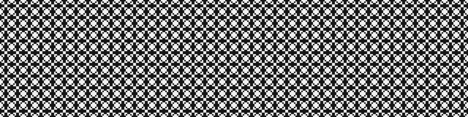 Abstract Cross Pattern Dot generative computational art illustration