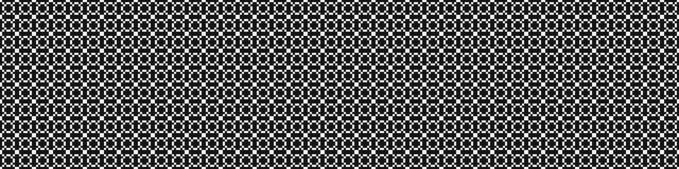 Abstract Cross Pattern Dot generative computational art illustration