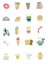 food icons set