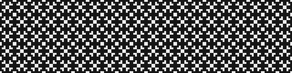 Fototapeta premium Abstract Cross Pattern Dot generative computational art illustration