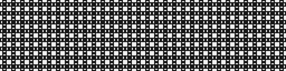 Fototapeta premium Abstract Cross Pattern Dots Logo generative computational art illustration