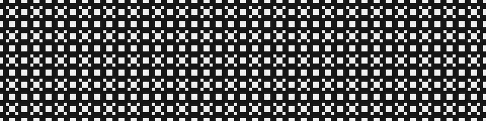 Fototapeta premium Abstract Cross Pattern Dots Logo generative computational art illustration