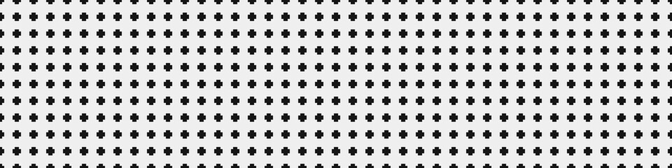 Naklejka premium Abstract Cross Pattern Dots Logo generative computational art illustration