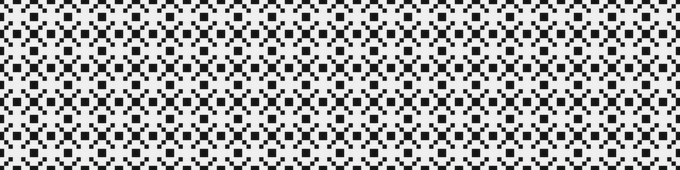 Fototapeta premium Abstract Cross Pattern Dots Logo generative computational art illustration