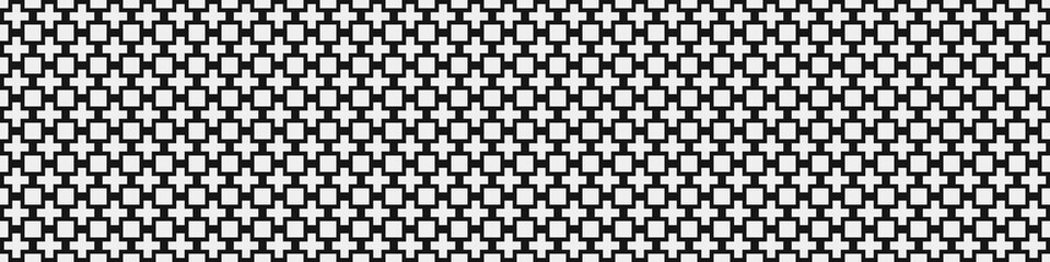 Fototapeta premium Abstract Cross Pattern Dots Logo generative computational art illustration