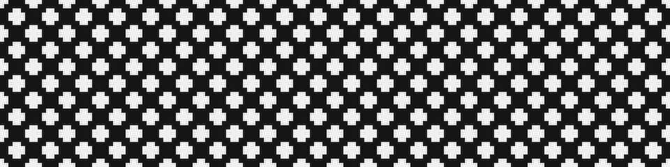 Abstract Cross Pattern Dots Logo generative computational art illustration