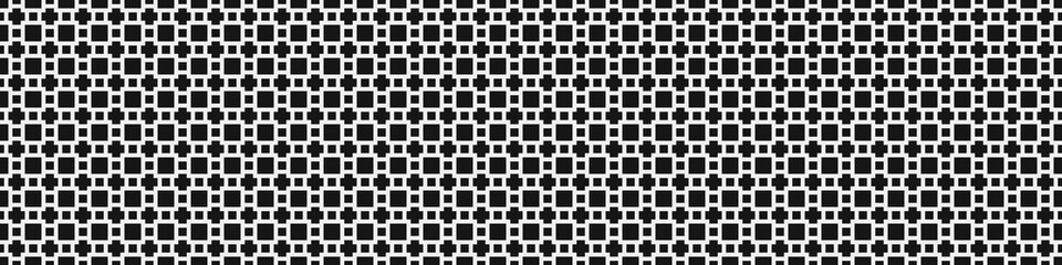 Fototapeta premium Abstract Cross Pattern Dots Logo generative computational art illustration