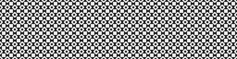 Fototapeta premium Abstract Cross Pattern Dots Logo generative computational art illustration