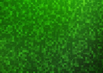 Fototapeta premium Light Green vector pattern in square style.