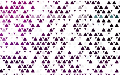 Light Purple vector seamless texture in triangular style.