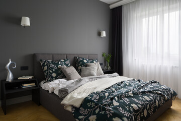 Elegant and stylish bedroom