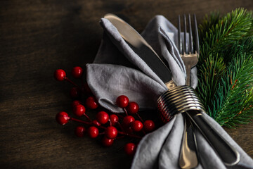 Christmas cutlery set
