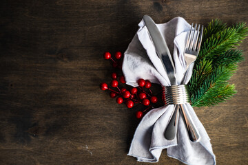 Christmas cutlery set