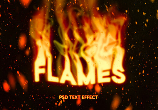 Fire Text Effect