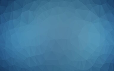 Obraz premium Light BLUE vector triangle mosaic template.