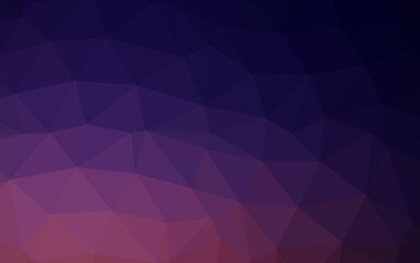 Dark Purple vector polygonal template.