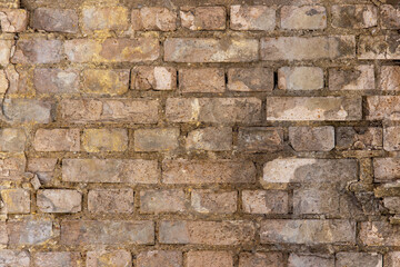 Brick wallpaper, texture. Background for creative design. solid, interior
