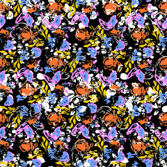 Fototapeta na wymiar pattern with flowers