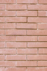 Brick wallpaper, texture. Background for creative design. There are scuffs on the aged surface.
