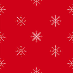 Winter seamless background with snow