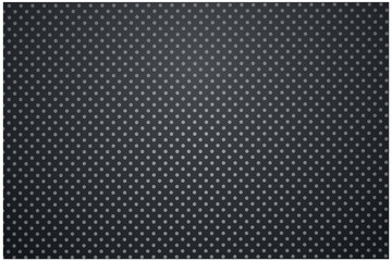 Naklejka na ściany i meble Vector black carbon fiber seamless background. Abstract cloth material wallpaper for car tuning or service. Endless web texture or page fill pattern