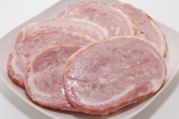 粗挽きハムステーキ