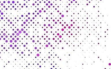 Light Pink, Blue vector background with bubbles.