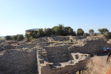 Fototapeta na wymiar ruins of the roman forum
