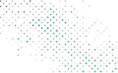 Light Blue, Green vector layout with circle shapes.