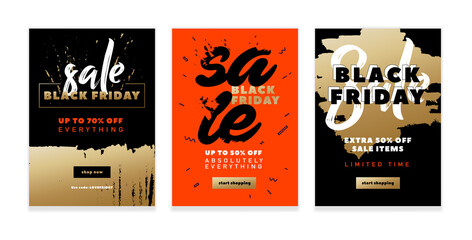 Best Abstract Banner on black backdrop. Vector text illustration background. Special offer sale banner template. Vector gold,red, black poster illustration.