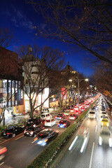 Fototapeta premium 表参道の夜景
