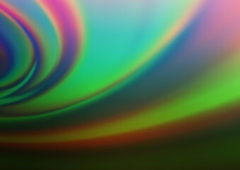 Dark Multicolor, Rainbow vector glossy abstract background.