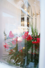 スイトピーのフラワーアレンジ