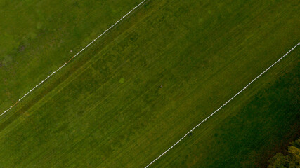 Top down show of race course