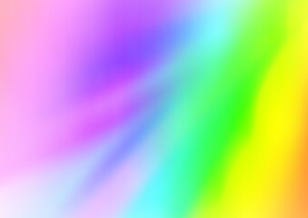 Light Multicolor, Rainbow vector blurred shine abstract background.