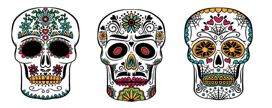 Halloween holiday ilettering in cartoon style. Use it for poster, background, card design. Vector illustration.